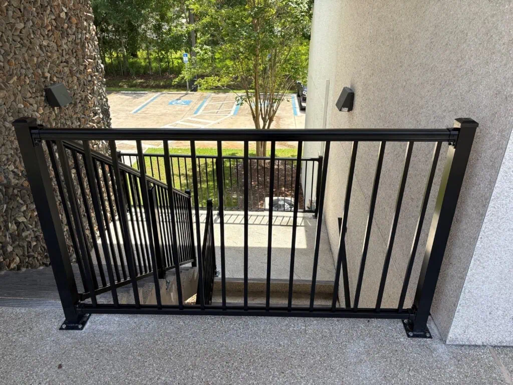 Black Aluminum Railing