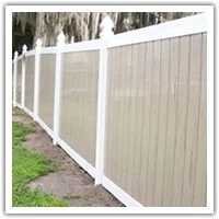 pictures of vinyl and aluminum fences