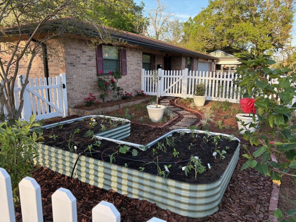 On set of Flip My Florida Yard